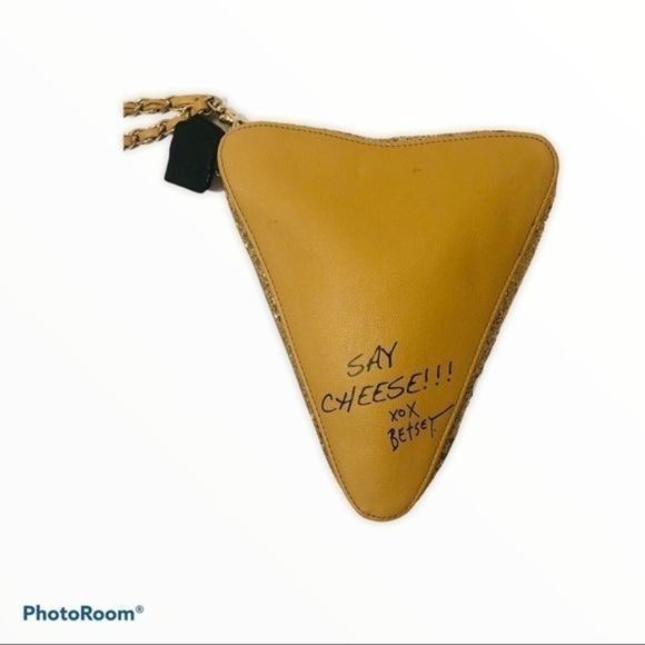 Betsey Johnson pizza slice wristlet collectible